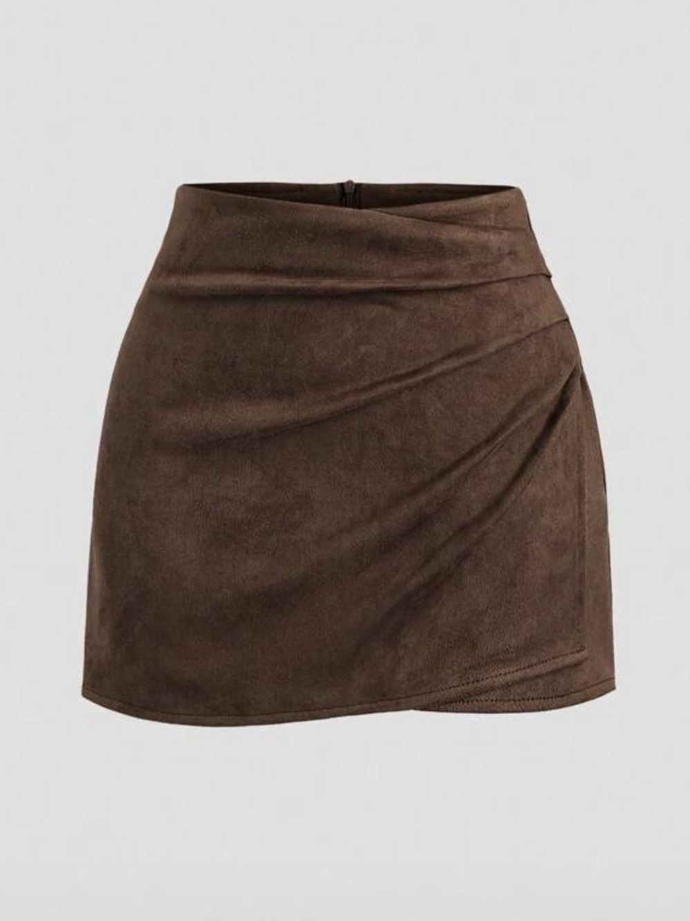 Women's Pleated Detail Mini Skirt